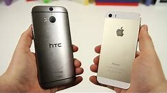 All New HTC One (M8) vs Apple iPhone 5s - Full Comparison
