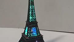 Paris Eiffel Tower Flashing Lights Statue Figurine