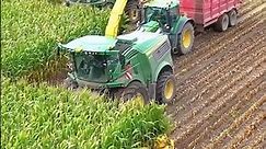 When TWO goes into ONE! John Deere 9900i Forage Harvesters #agri