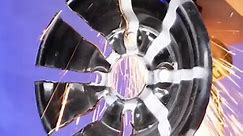 How to turn a car rim into a funky fan