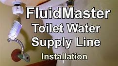 FluidMaster Toilet Supply Line Installation for an efficient toilet leak repair - DIY project - video Dailymotion