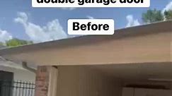 Double garage door completed💯 #garage #homesweethome #cars #fyp #reels | Construct Tool