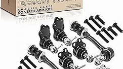 A-Premium Set of 6, Front Sway Bar Link, Upper Lower Ball Joint, Compatible with Dodge Durango 2000-2003, Dakota 2000-2004, RWD, Replace # K7274 K7392 K7393