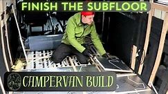 Finish the subfloor and start the shower build, Campervan Build~23