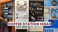 100 Coffee Bar Ideas for Home, Small Spaces and Kitchens - Decorants