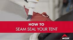 How to Seam Seal Your Tent