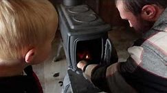 Installing a wood-burning stove