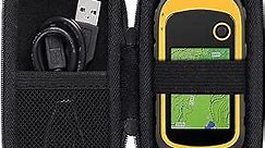 Hard Carrying Case Replacement for Garmin eTrex 20/20x/30x/22x/32x Handheld GPS by Aenllosi (Black Zipper)