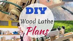 20 Homemade DIY Wood Lathe Plans