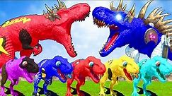 Giant Indominus, Triceratops, Pteranodon &GODZILLA Empire in Jurassic World Evolution 2