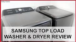 Samsung TOP LOAD Smart Washer and Dryer REVIEW!