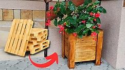 How To Build DIY Planter Box from Old Wooden Pallets