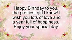 Birthday Wishes To A Friend Female