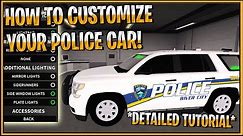 [DETAILED TUTORIAL] HOW TO CUSTOMIZE YOUR POLICE CAR! (Emergency Response: Liberty County - Roblox)