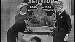 1950s - Westinghouse Washing Machine Stock Footage Video (100% Royalty-free) 3949031
