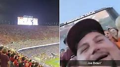 Southern college football fans chant 'f*** Joe Biden' during games