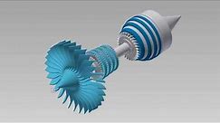 Autodesk Inventor: Jet Engine Model