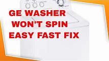 How to Fix a GE Washer that Won't Spin or Drain