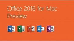 Office 2016 for Mac Prev: Descarga, instalación y vistazo