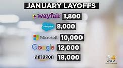 Google and Wayfair join tech companies announcing big layoffs