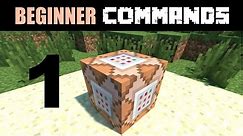 Beginner Command Block Tutorial Part 1 - How to Get and Use a Command Block