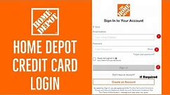 Home Depot Credit Card Login Sign In 2021 (Easy Tutorial)
