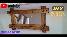 DIY RUSTIC MIRROR FRAME ( HOW TO )