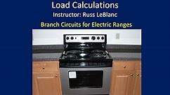 220.14(B) and 220.55 Electric Range Load Calculations