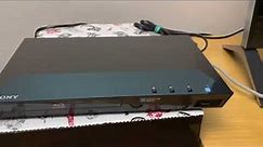 Sony Blu Ray DVD Player + REMOTE / Works Great! / WiFi Smart HDMI / BDP-S3100