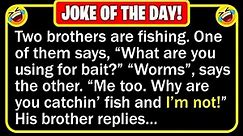 🤣 BEST JOKE OF THE DAY! - Two brothers, Shawn and Curt, go fishing... | Funny Clean Jokes