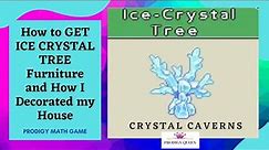 Prodigy Math Game | How to Get the ICE CRYSTAL TREE Furniture Crystal Caverns!!!