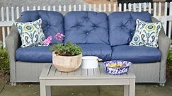 How To Paint Patio Cushions