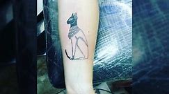 Egyptian cat god ( bastet ) Tattoo ...... - Buzzard Ink Egypt