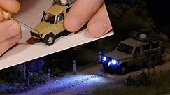 How-To Add Lights to HO scale vehicles - Model Railroad