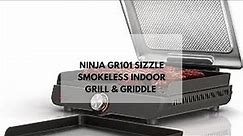 Smokeless Grilling and Griddling | Ninja GR101 Sizzle Smokeless Indoor Grill & Griddle#kitchentools