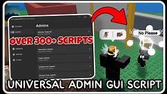 [ BEST ] Universal Admin Trolling Script - ROBLOX SCRIPTS - 300+ Scripts in ONE Gui - 2024