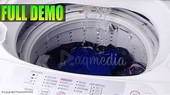 Top Load Fully Automatic Washing Machine Demo ✔️ How To Use Washer And Dryer