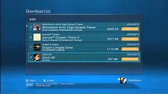 How to download content from your Download list on your PlayStation 3