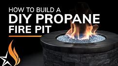 How To Build A DIY Fire Pit With Propane Gas