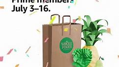 We’re celebrating Prime members. Spend $10 at Whole Foods...