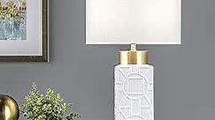 nuLOOM Home "Ainsworth 29" Ceramic Table Lamp, Ivory
