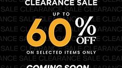 Tahoor's Clearance Sale is Coming Soon