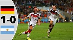 Germany vs Argentina 1-0 | Extended Highlights | 2014 (W.C Final)