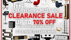 In Our Furniture store -Biggest Clearance Sale