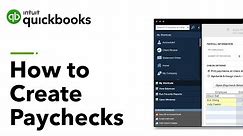 How to Create Paychecks with QuickBooks Desktop