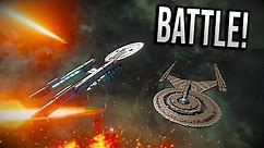 USS ENTERPRISE vs USS DISCOVERY! - Star Trek BATTLE - Space Engineers!