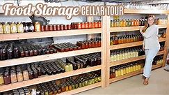 FOOD STORAGE CELLAR TOUR | PANTRY TOUR | CANNING RECIPES | MEAL PREP COOK WITH ME LARGE FAMILY MEALS