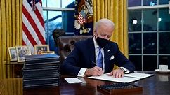 Here are the executive actions Biden signed in his first 100 days