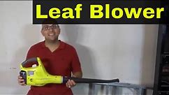 How To Use A Leaf Blower-Full Tutorial