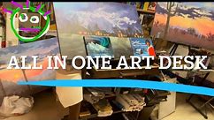 The best art painting easel desk custom made all in one painting￼